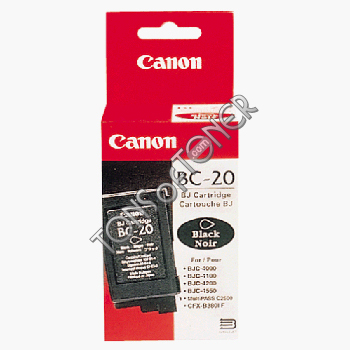 (BC-20) BJC 2000, 2010, 2100, 2110, 2115, 4000, 4100, 4200, 4300, 4400, 4550, 4650, 5500  Black Ink
