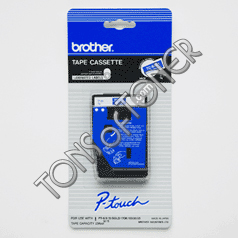 White on Blue Laminated Tape, 3/8